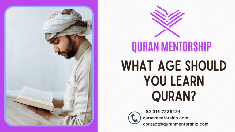 What age should you learn Quran